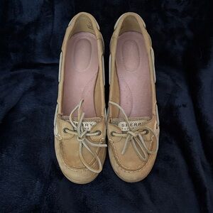 Sperry Women's Tan Wedges